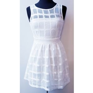 Ivory Short Flare Dress